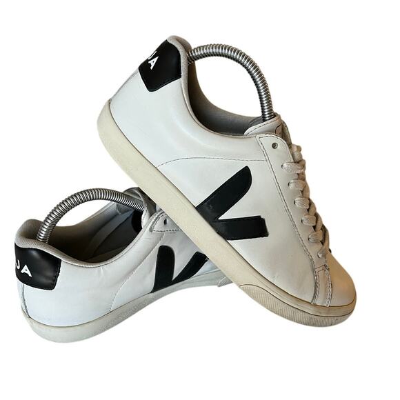 VEJA | Esplar Sneaker Mens Size 9 White and Black - Picture 2 of 8